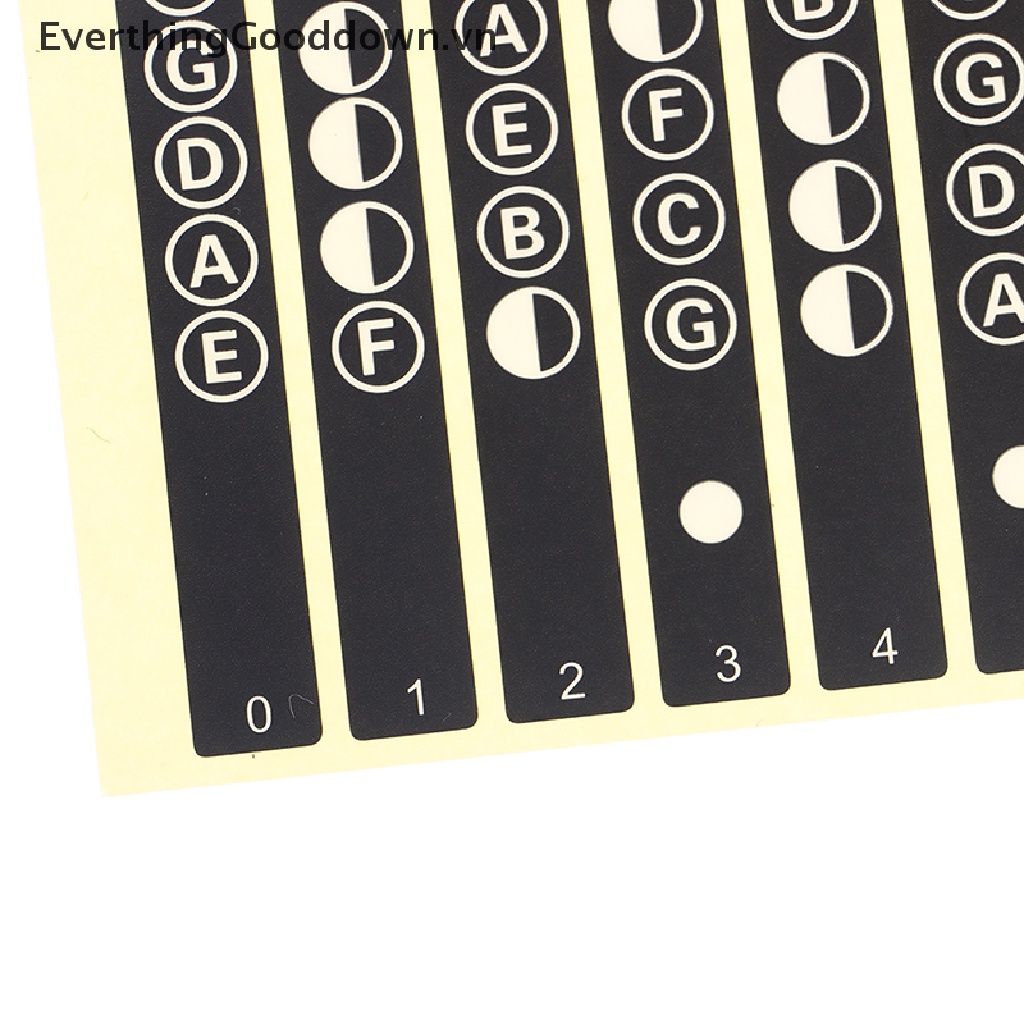 Everthinggooddown Sticker Ghi Chú Cho Đàn Guitar 6 Dây