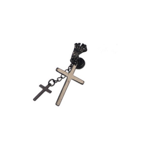 Bông Tai Nam Thánh Giá Tòn Ten Titan Ko Rỉ TT 2347 - 1 Chiếc