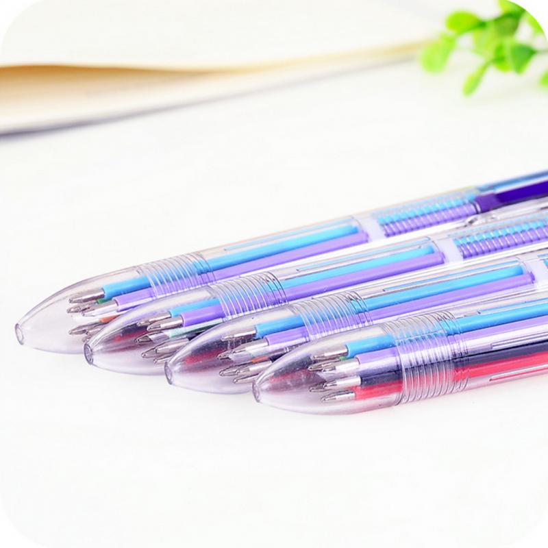 1 Bút Bi Nhiều Màu 0.5mm 6 Trong 1
