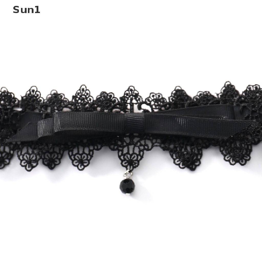 Vòng Cổ choker Ren Màu Đen Phong Cách Hàn Quốc Dễ Thương