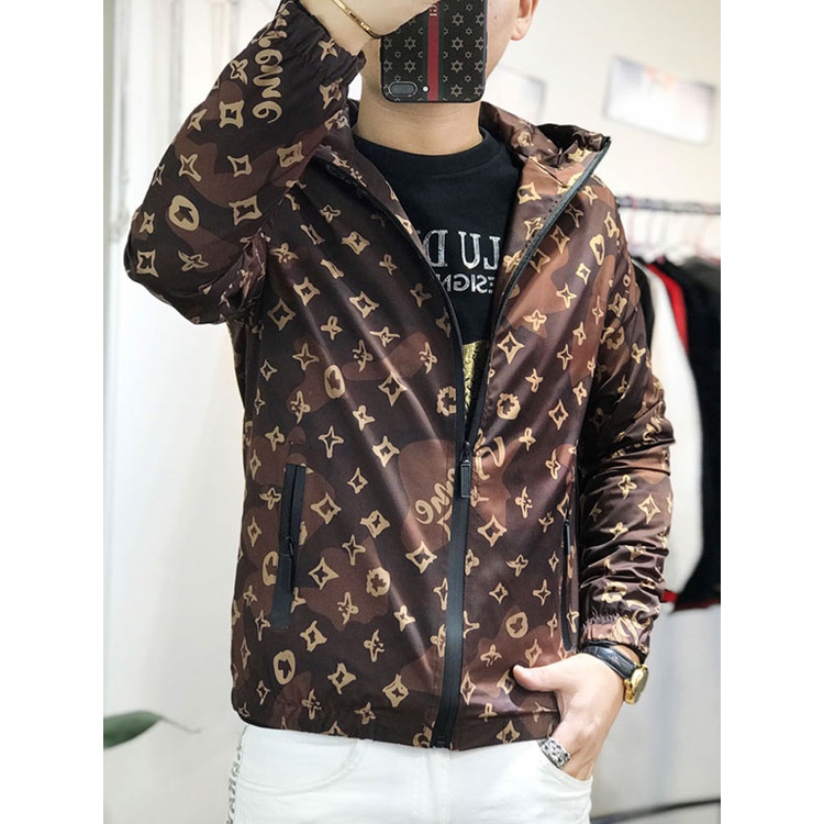 Áo khoác dù Nam Nữ Unisex Họa Tiết 3D Cao Cấp Vải dù 2 lớp Túi Có Dây Kéo Chống Nắng,Cản gió,Chống tia UV .