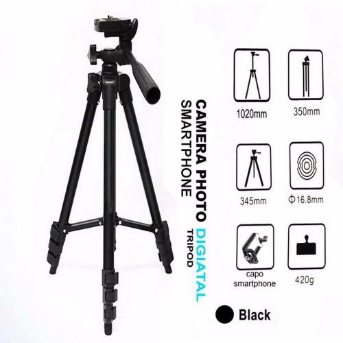 [Có Kẹp Đt] Tripod 3110 Livestream Chụp Ảnh tháo lắp tiện lợi dễ dàng mang đi chơi, đi du lịch