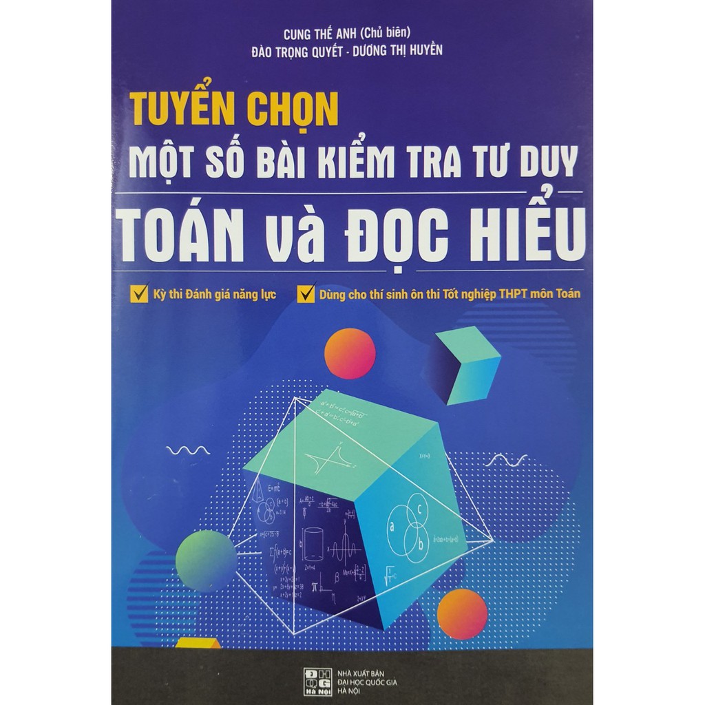 Sách - Tuyển chọn một số bài kiểm tra tư duy Toán và Đọc hiểu