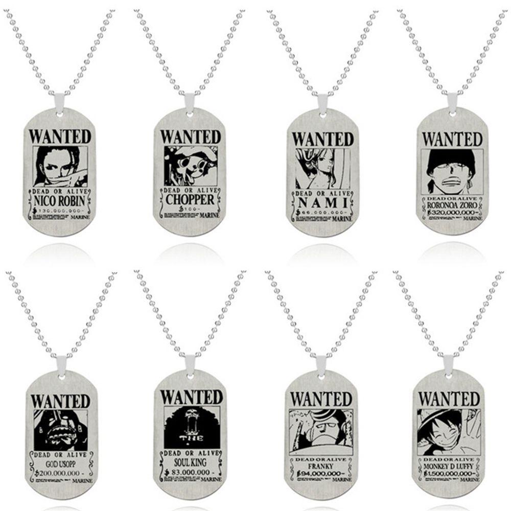 Vòng cổ Tình Bạn Mặt Hình Luffy Trong One Piece