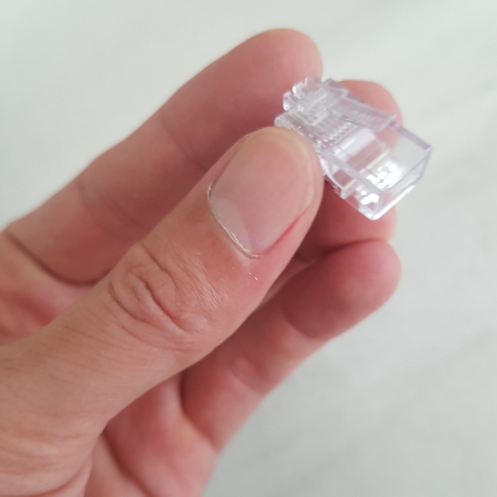 100 Hạt mạng RJ45, Đầu rắc RJ45, RJ45 [ Hàng Xịn]