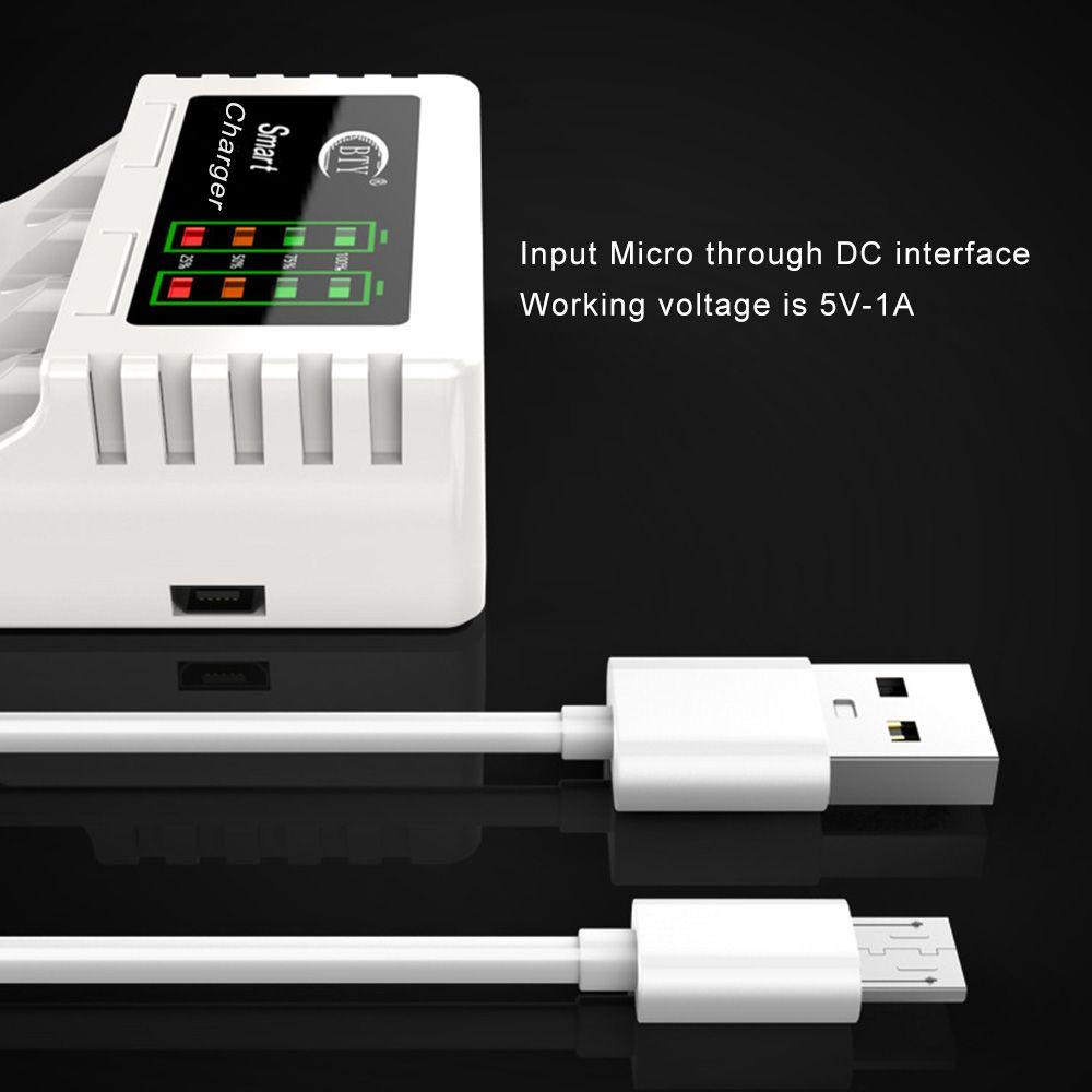Đế Sạc Pin Nhanh Có Đèn LED Chỉ Báo Cho Pin AA AAA NI-CD NI-MH