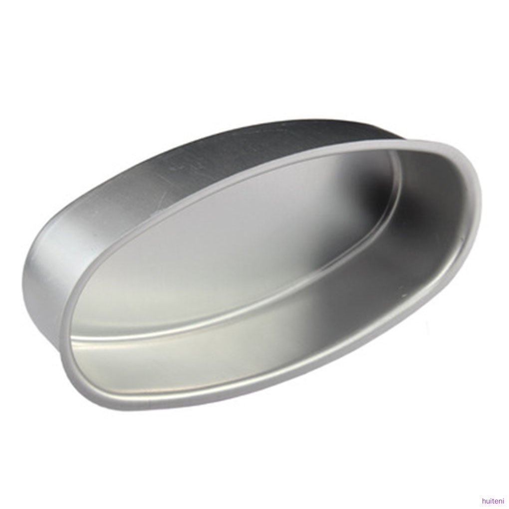 Khuôn Làm Bánh Hình Oval 8 Inch Bằng Hợp Kim Nhôm Chống Dính Tiện Dụng
