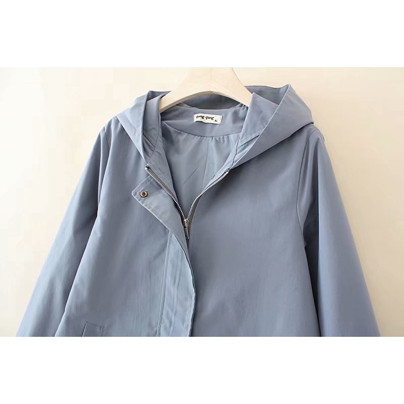 Plus Size XL-4XL Women's Autumn Winter Clothing Solid Zip Up Jackets Casual Outerwear Oversize Tops | BigBuy360 - bigbuy360.vn