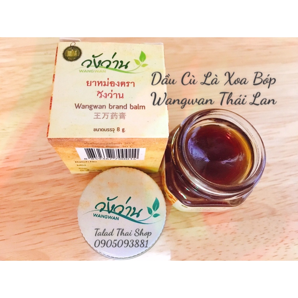 Dầu Cù Là Thảo Dược Thái Lan Cao Xoa Bóp Wangwan Dầu Nóng Xoa Bóp Thái Lan CHÍNH HÃNG