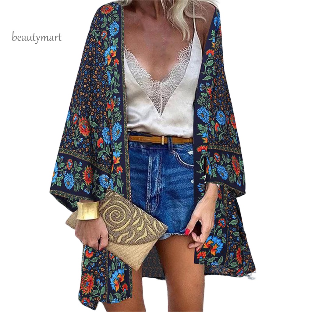 Áo Chống Nắng Dáng Dài Phong Cách Bohemian 1 Cho Nữ