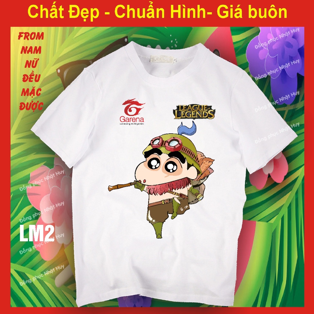 (đủ size - mịn.xịn.thơm - bao đổi trả) áo game Liên minh huyền thoại lol LM2 yasuo, teamo,leesin, tôn ngộ không