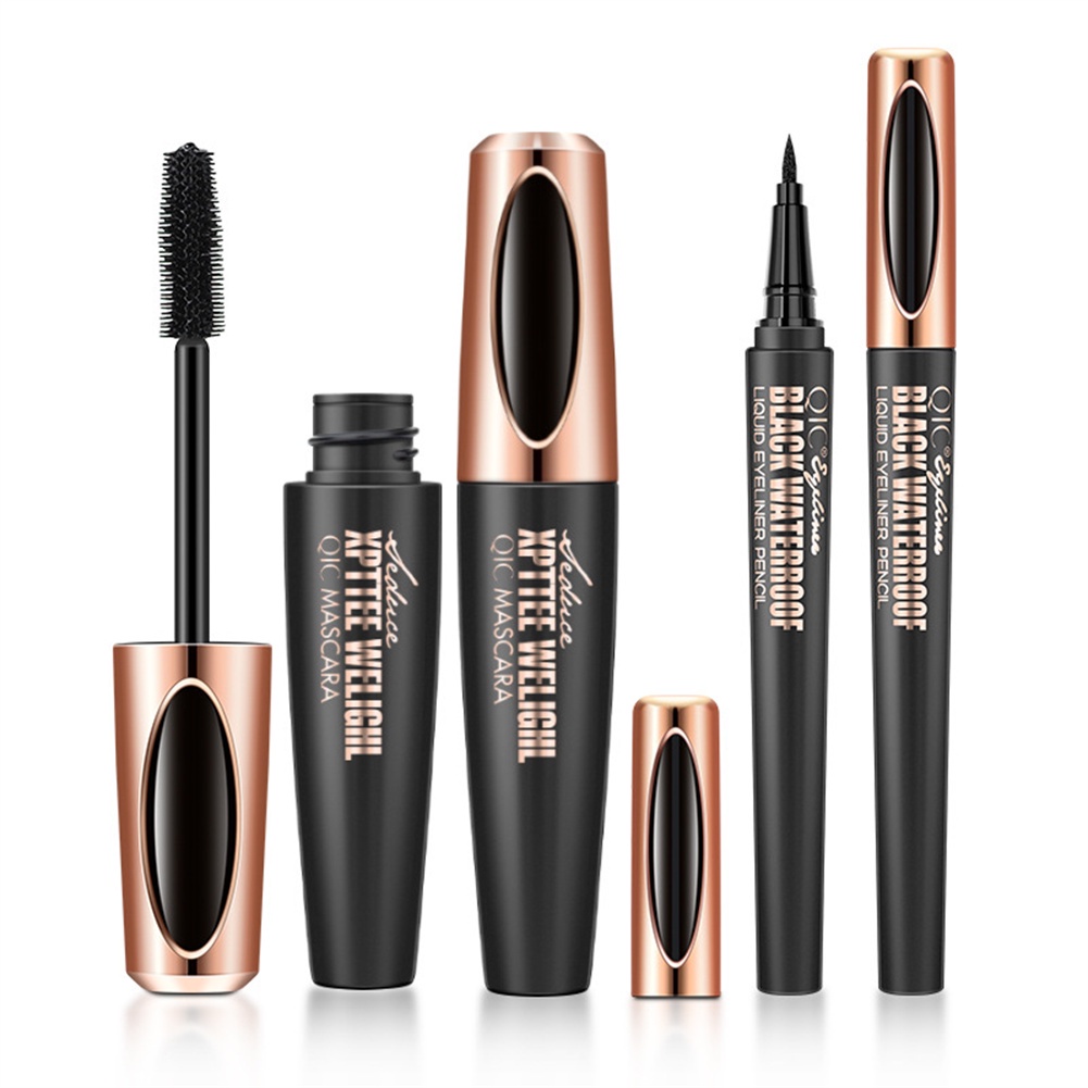 Set 2 mascara QIC chống thấm nước không nhòe chuốt dày và cong mi | WebRaoVat - webraovat.net.vn