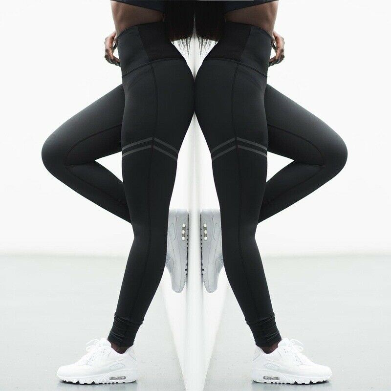 Quần Legging Thể Thao Lưng Cao Co Giãn Tốt Thời Trang Cho Nữ