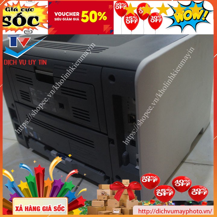 Máy in cũ Canon LBP 6300dn in 2 mặt tự động hộp mực to in trên 2000 trang in có kết nối in mạng không phụ thuộc máy chủ