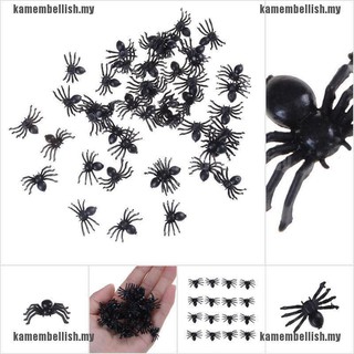 Sét 50 con nhện mini giả trang trí halloween 🕷