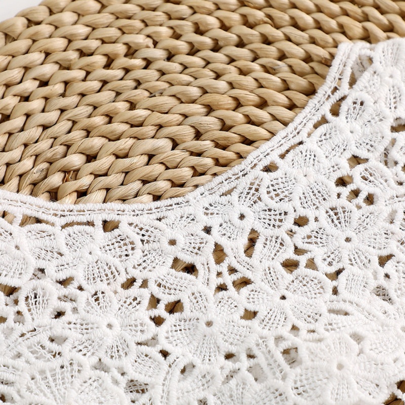 Cổ Áo Rời Cổ Tròn Chất Liệu Cotton Thời Trang Cho Nữ