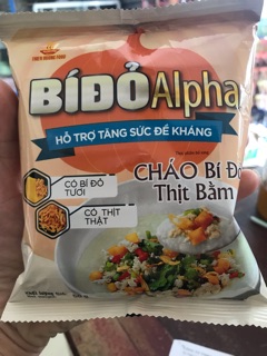 Cháo Bí Đỏ Alpha