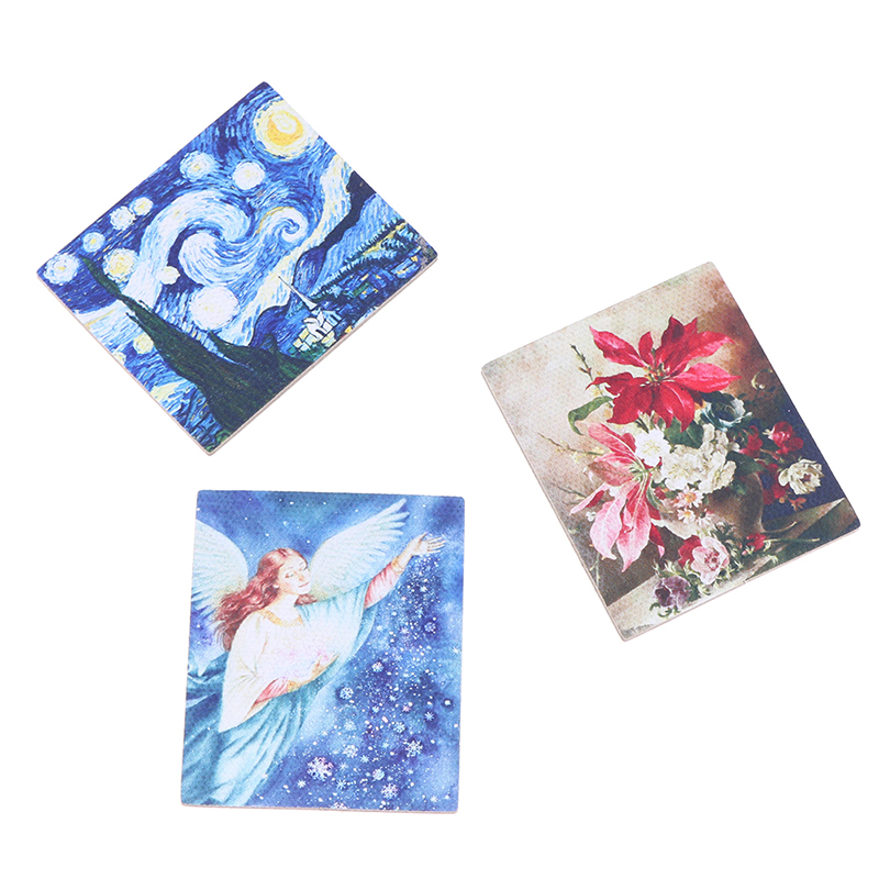 Tranh Sơn Dầu Tự Làm Tỉ Lệ 1: 12 Trang Trí Nhà Búp Bê