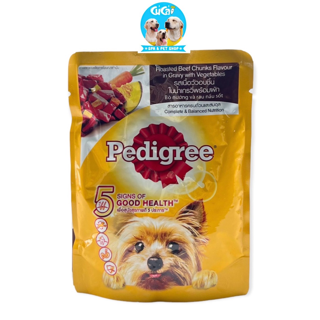Pate cho chó Pedigree 80g, pate chó tươi ngon bổ sung dinh dưỡng thiết yếu cho thú cưng Củ Cải Pet Shop.