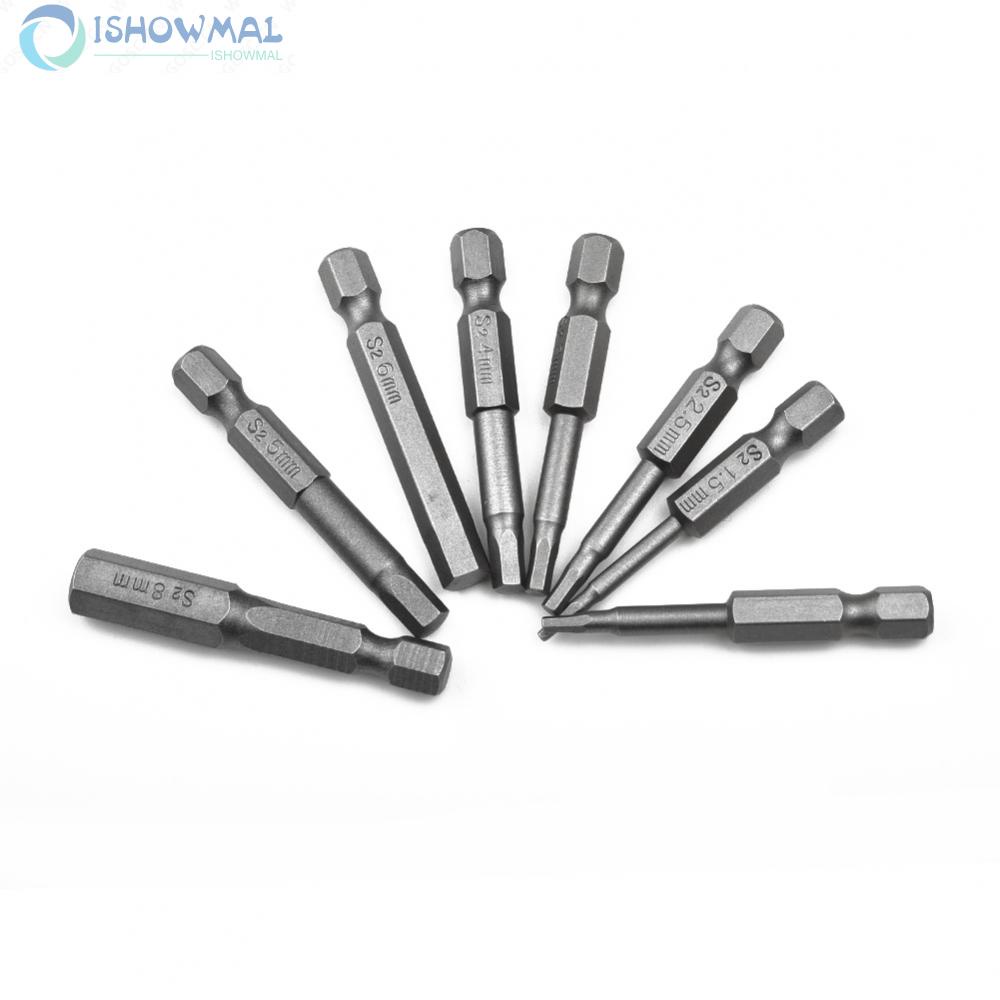 Tua Vít Lục Giác S2 Bằng Thép Từ Tính Dài 1 / 4 Inch 50mm 65mm 100mm 150mm Dài 1 H1.5-H12