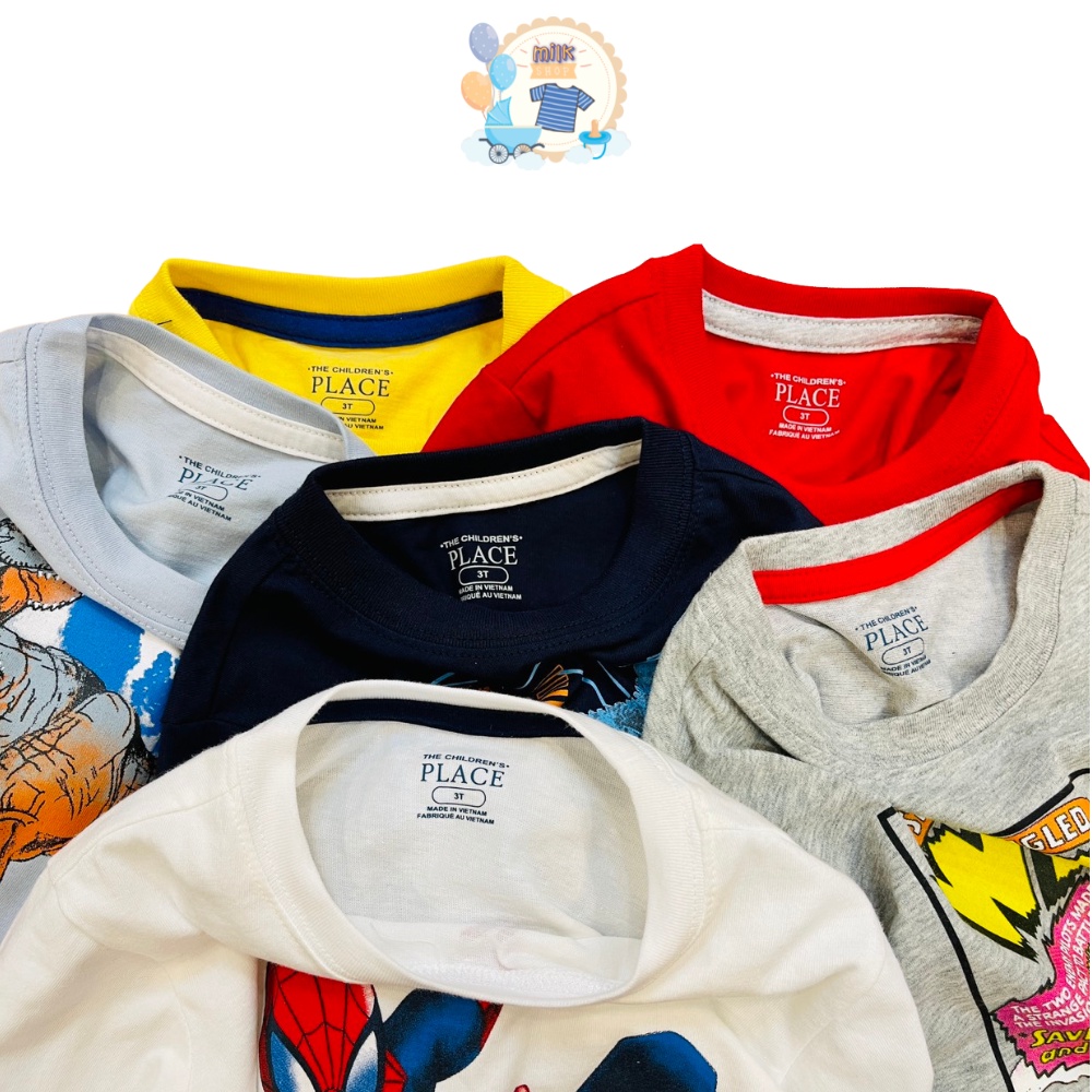 Đồ bộ cho bé trai  - cotton dài tay Place xuất dư Size 1-5 tuổi