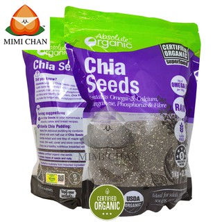 Hạt Chia Tím Úc Có Tem Chống Hàng Giả Eco-Farms 1kg, Hàng Chuẩn Không Sạn Cao Cấp