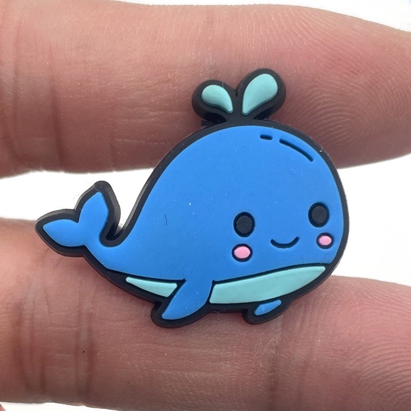 Phụ Kiện Trang Trí Giày Hình Chú Voi/Hoa/Kỳ Lân Nhiều Màu Sắc Thời Trang