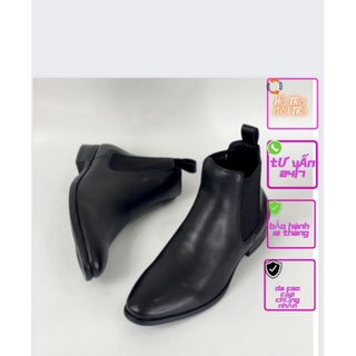 Chelsea boots. giày nam Chelsea boots, chất liệu da napa không nhăn : mũi nhọn - mũi tròn(  tăng chiều cao)