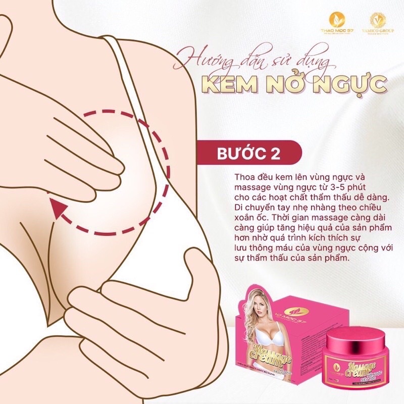 [chính hãng ] KEM NỞ NGỰC SIÊU TỐC THẢO MỘC 37 +tặng thước dây