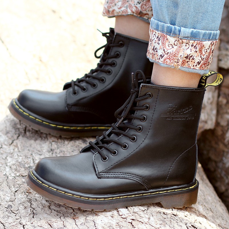 DR.MARTENS Giày Bốt Da Phong Cách Anh Cá Tính Cho Nam Nữ