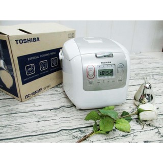 Nồi cơm điện tử Toshiba 1.8 lít RC-18NMFVN(WT) lòng dày 4mm, made in Thailand (Bảo hành 12 tháng)