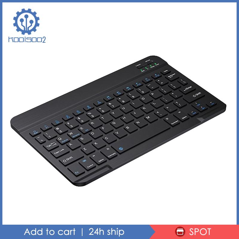 Bàn Phím Bluetooth 10-inch Koolsoo2 Màu Hồng Tiện Dụng Cho Máy Tính Bảng / Laptop / Máy Tính Để Bàn / Notebook