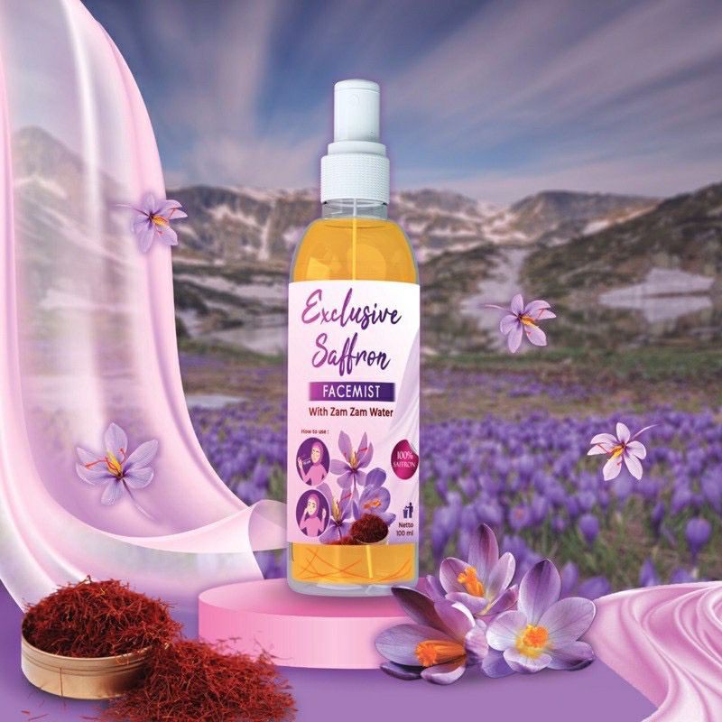 (hàng Mới Về) Nước Hoa Hồng Saffron Dưỡng Ẩm Da Mặt