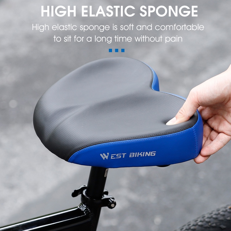 Yên xe đạp leo núi WEST BIKING chất liệu mềm dày dặn thoải mái chuyên nghiệp cao cấp