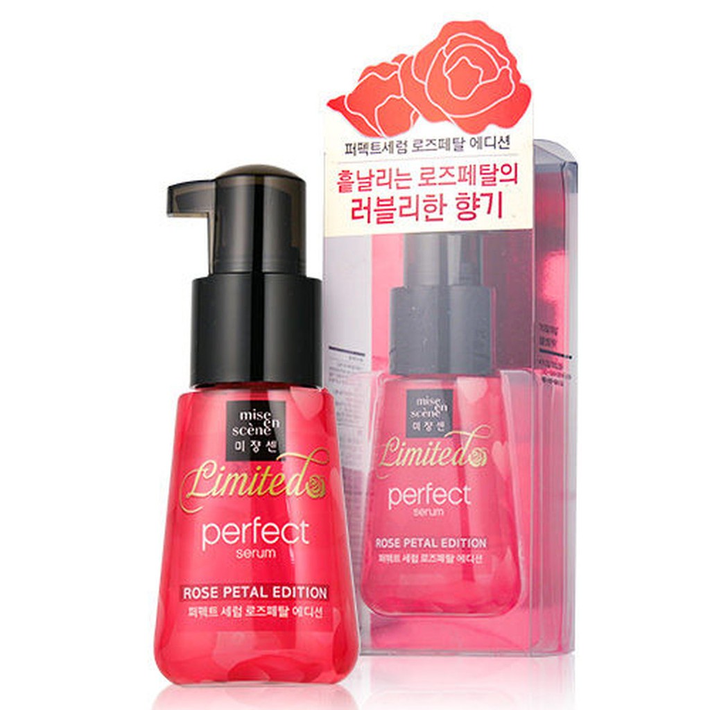 Tinh Chất Dưỡng Phục Hồi Tóc Mise En Scene Perfect Serum Rose Petal Edition 70ml