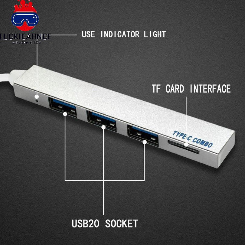 Bộ Hub Chia Cổng Usb 2.0 / Đọc Thẻ Nhớ Tf Đa Năng M23