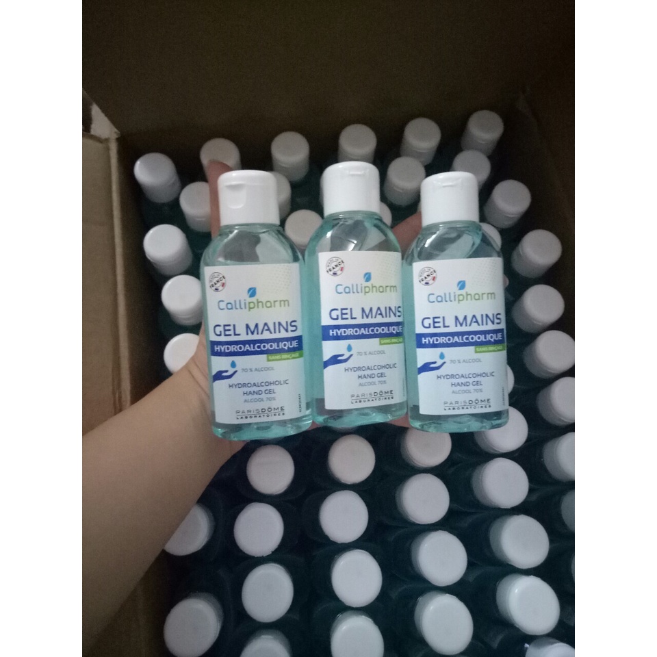 Gel rửa tay khô CALLIPHARM Gel Mains Hydroalcoolique - dung dịch sát khuẩn 100ml