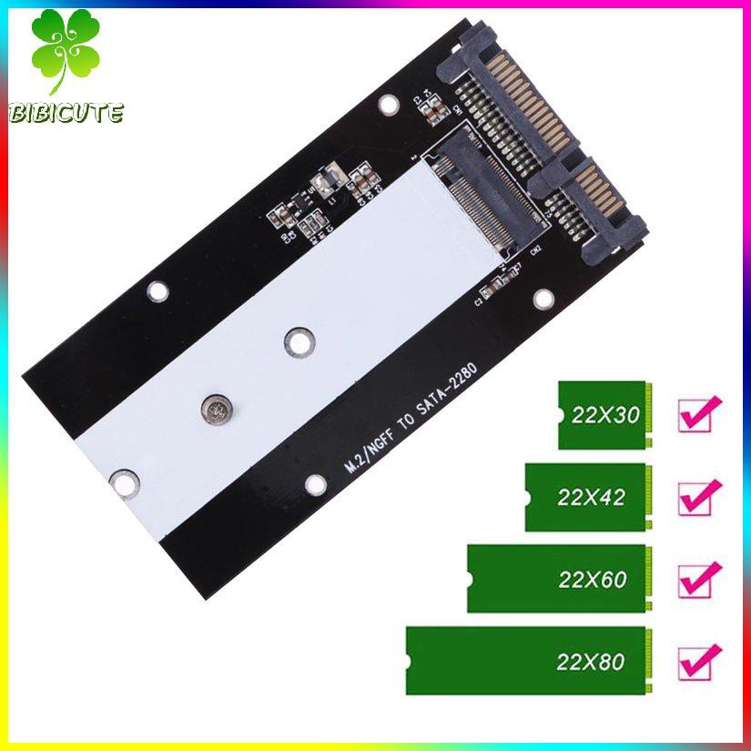 Thẻ Chuyển Đổi Ổ Cứng M.2 Ngff Sang Sata Iii Ssd 2230 / 2242 / 2260 / 2280 | BigBuy360 - bigbuy360.vn