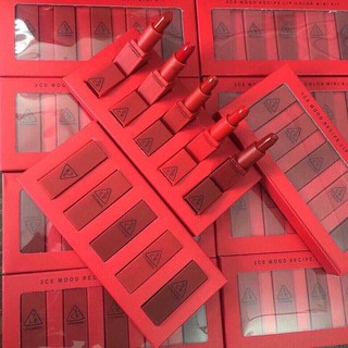 Set son sáp 3CE 5 cây mini tone đỏ