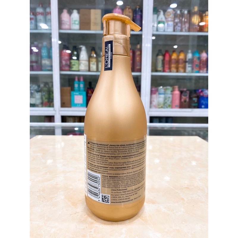 (500ml) Dầu Gội Phục Hồi Tóc Hư Tổn L’Oréal Absolut Repair Lipidium Pro Salon