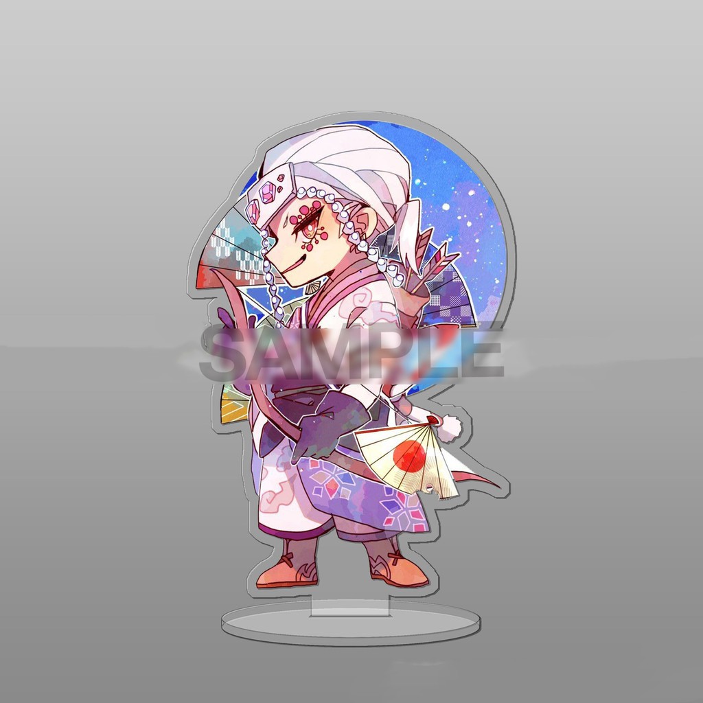 Mô hình standee in hình KIMETSU NO YAIBA Thanh Gươm Diệt Quỷ ver LỄ HỘI anime chibi Acrylic mica trang trí trưng bày