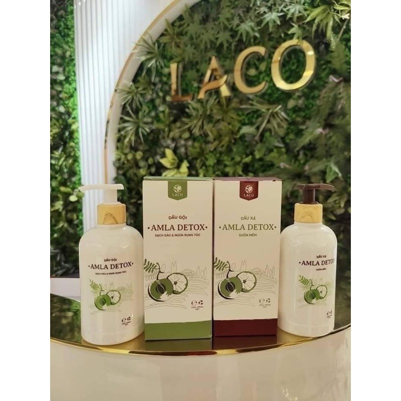 dầu gội organic amla _ laco ngăn ngừa rụng tóc