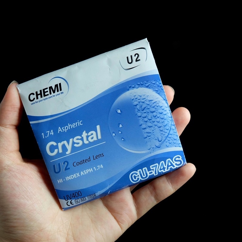 Tròng kính Cận Siêu Mỏng Chemi dòng U2 và U6