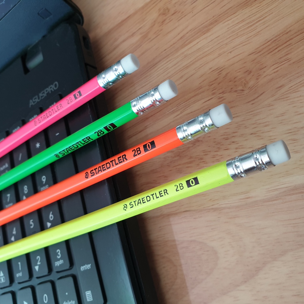 ✅  Bút Chì 2B Staedtler - NEON - Hàng Thái