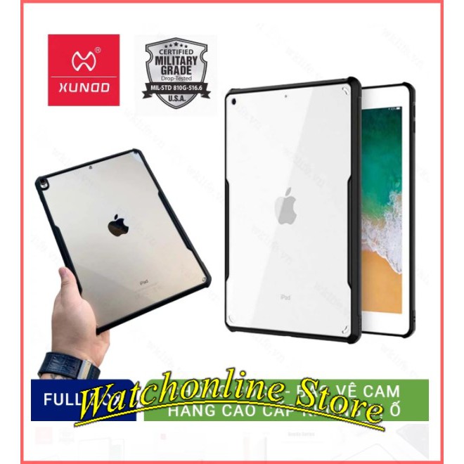 Ốp lưng XUNDD cho iPad Mini  1/2/34/5, iPad 9.7" / 10.2 Gen 7 / 10.5 " / iPad Air 3 chống sốc