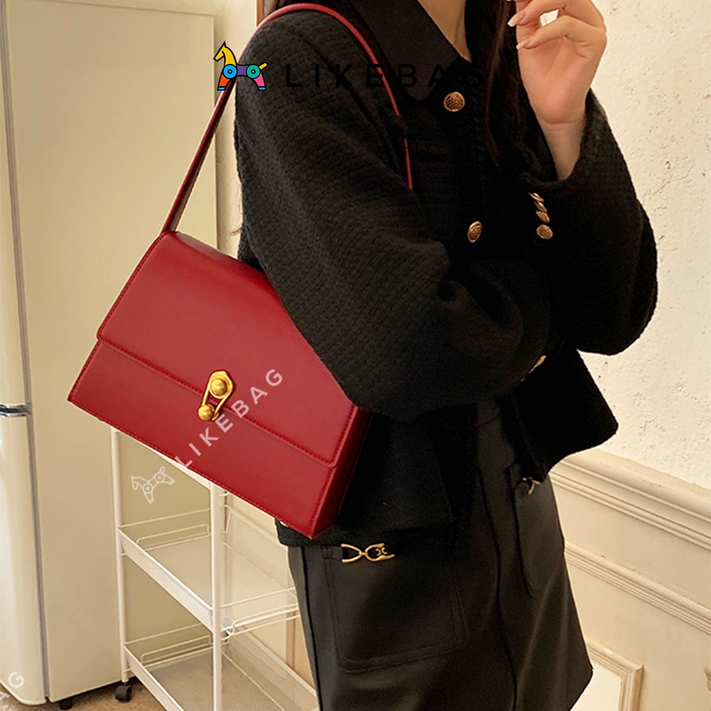 Túi xách nữ đeo chéo chính hãng LIKEBAG kiểu dáng công sở sang trọng 212XK6887 - LIBAGI