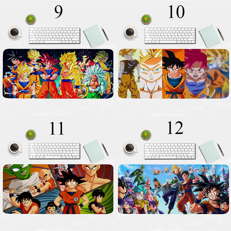 Miếng Lót Chuột Bàn Phím Và Chuột 10% Hình Dragon Ball Chống Trượt 30x60cm