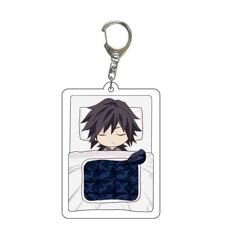 Sy2 Móc Khóa Acrylic Hai Mặt Hình Demon Slayer Tanjirou Nezuko Giyuu YS2