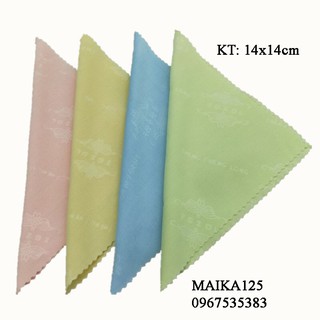 [DEAL SỐC 2 NGÀY] Khăn lau mắt kính size 14x14cm - {Hàng chất} Khăn có họa tiết mềm mịn, lau cực sạch các loại mắt kính