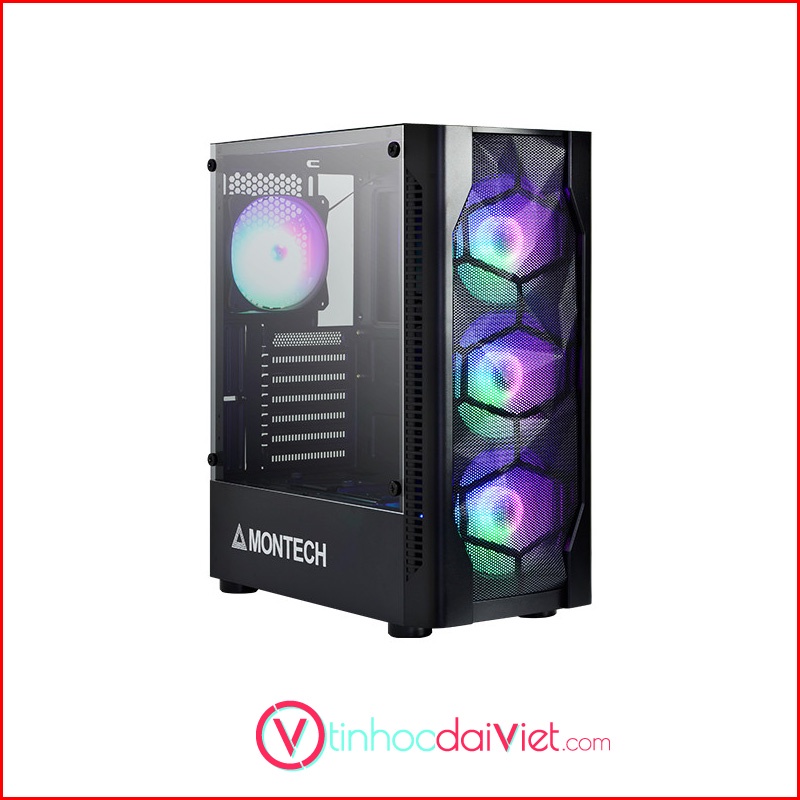 Quạt Tản nhiệt, Fan Case Montech MT120 RGB Fixed 12CM - Chính Hãng